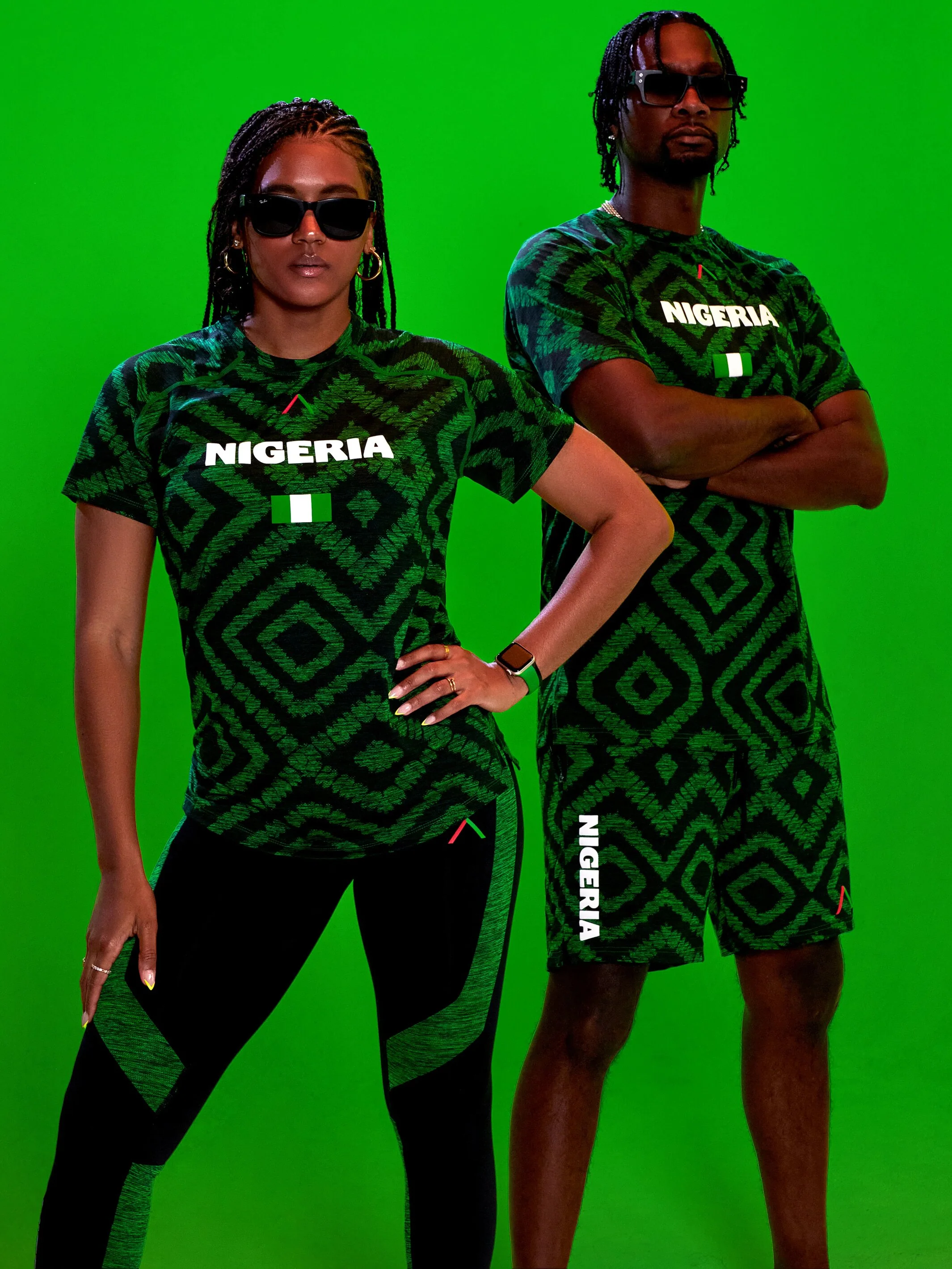 Women's Team Nigeria Performance Tights - Image 4